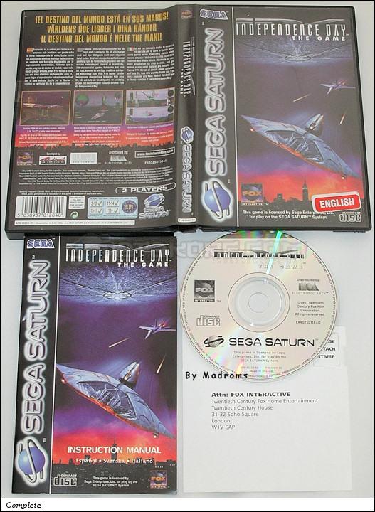 Sega Saturn Game - Independence Day - The Game (Europe - Italy / Spain) [T-16104H-50 (FXZ)] - Picture #1