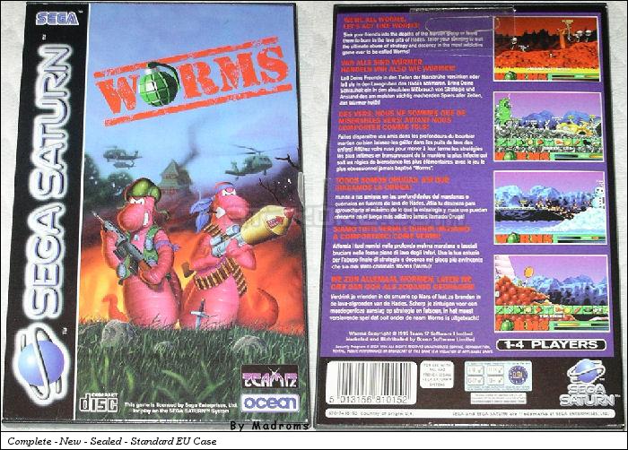 Sega Saturn Game - Worms (Europe) [T-16403H-50] - Picture #1