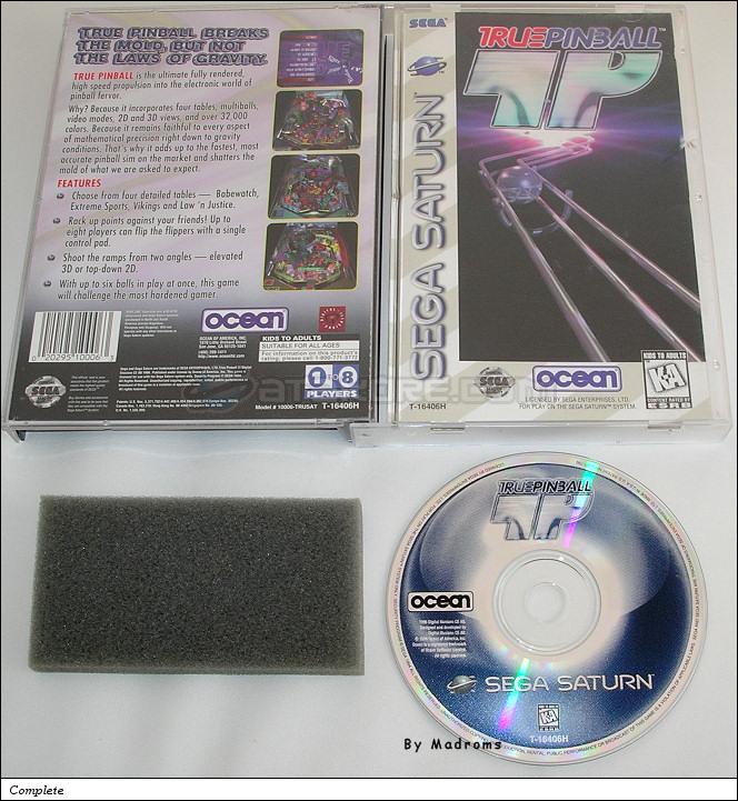 Sega Saturn Game - True Pinball (United States of America) [T-16406H] - Picture #1