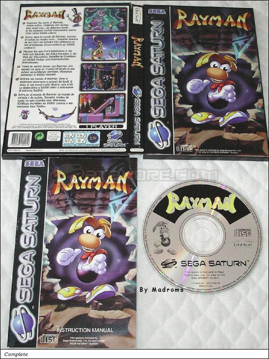 Sega Saturn Game - Rayman (Europe) [T-17701H-50] - Picture #1
