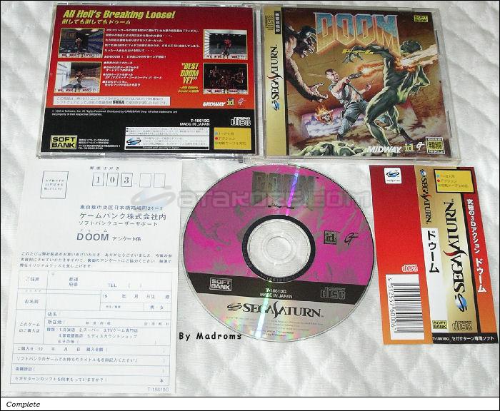 Sega Saturn Game - Doom (Japan) [T-18610G] - ドゥーム - Picture #1