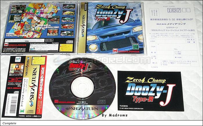 Zero4 Champ DooZy-J Type-R Sega Saturn | Japan | T-21401G | ゼロヨンチャンプ ドゥーヅィージェイ  タイプ−アール | Game Information