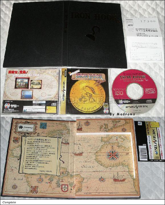 Sega Saturn Game - Jissen! Pachislot Hisshouhou! Iron Hook (Japan) [T-2404G] - 実践！パチスロ必勝法！　アイアンフック - Picture #1