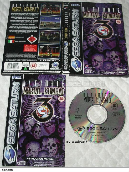 Sega Saturn Game - Ultimate Mortal Kombat 3 (Europe) [T-25403H-50] - Picture #1