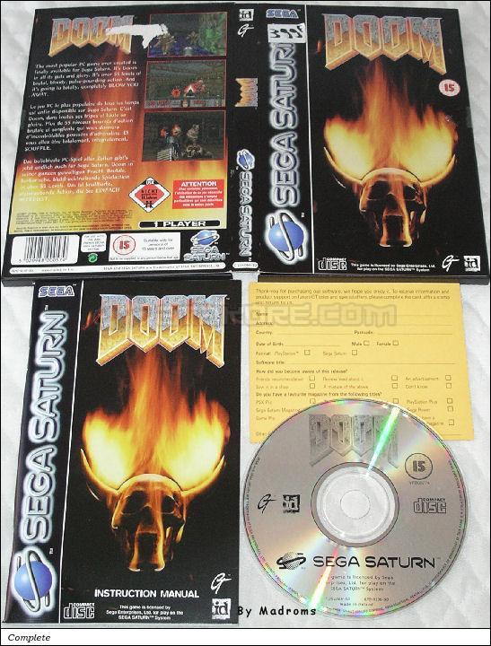 Sega Saturn Game - Doom (Europe) [T-25406H-50] - Picture #1