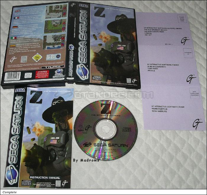 [RCH] Z by the Bitmap Brothers Sega Saturn T-25412H-50_1,,Sega-Saturn-Photo-1-Z-EUR