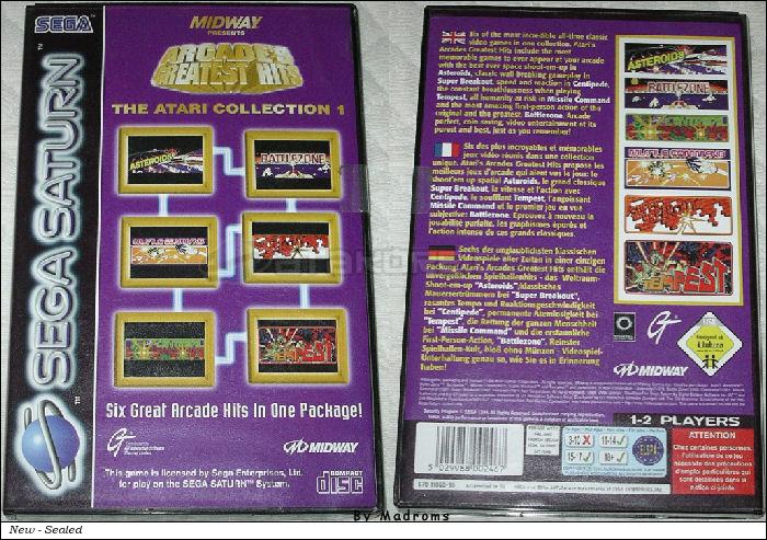 Sega Saturn Game - Midway Presents Arcade's Greatest Hits - The Atari Collection 1 (Europe) [T-25413H-50] - Picture #1