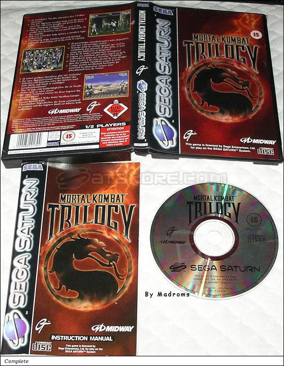 Sega Saturn Game - Mortal Kombat Trilogy (Europe) [T-25414H-50] - Picture #1