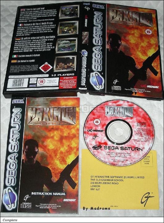 Sega Saturn Game - Maximum Force (Europe) [T-25417H-50] - Picture #1