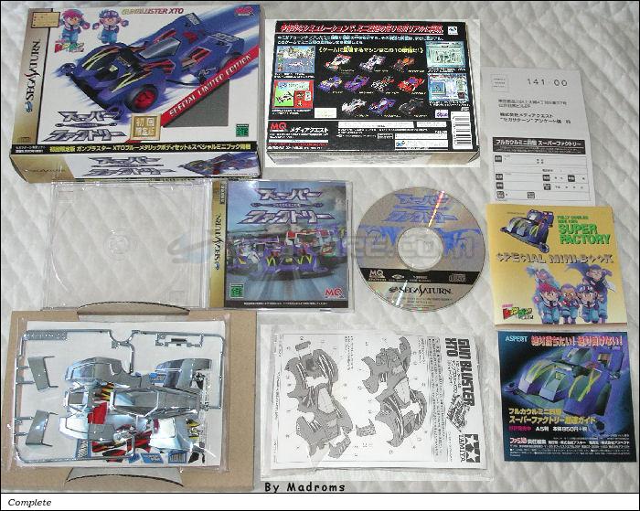 Sega Saturn Game - Fully Cowled Mini Yonku Super Factory (Japan) [T-26408G] - フルカウルミニ四駆　スーパーファクトリー - Picture #1