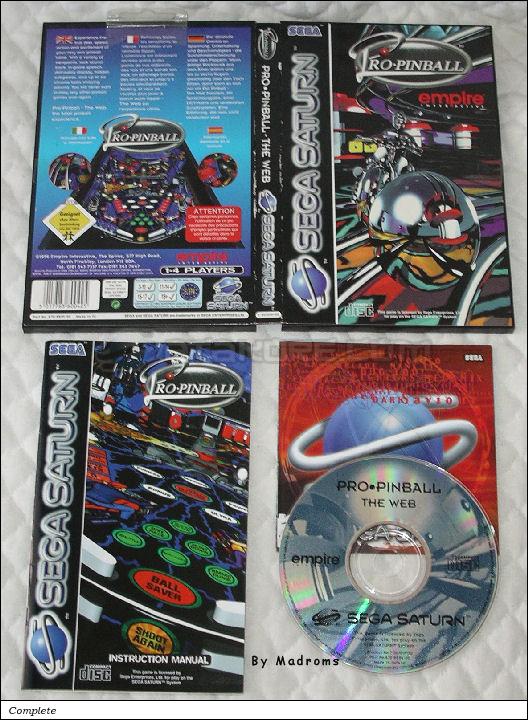 Sega Saturn Game - Pro-Pinball - The Web (Europe) [T-30701H-50] - Picture #1
