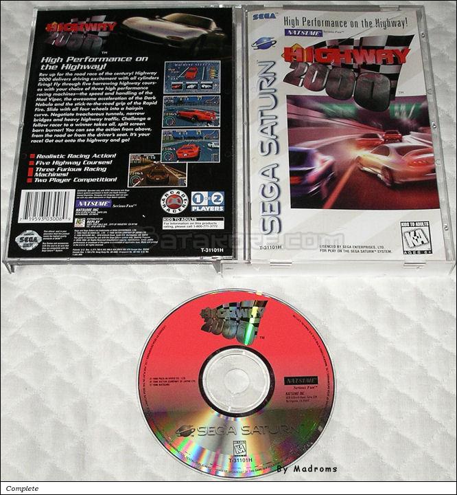 Sega Saturn Game - Highway 2000 (United States of America) [T-31101H] - Picture #1