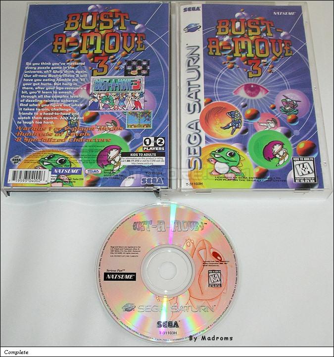 Sega Saturn Game - Bust-A-Move 3 (United States of America) [T-31103H] - Picture #1