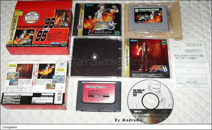 Sega Saturn Game - The King of Fighters '96 + '95 (Gentei KOF Double Pack) (Japan) [T-3110G] - ザ・キング・オブ・ファイターズ’９６＋’９５　限定ＫＯＦダブルパック - Picture #1