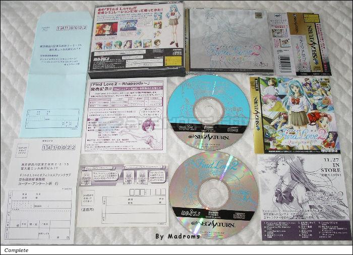 Sega Saturn Game - Find Love 2 ~Rhapsody~ (Japan) [T-34605G] - ファインドラブ２　～ラプソディ～ - Picture #1
