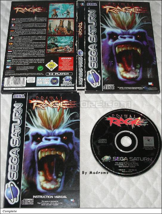 Sega Saturn Game - Primal Rage (Europe) [T-4802H-50] - Picture #1