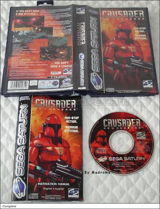 Sega Saturn Game - Crusader No Remorse (Europe - United Kingdom) [T-5014H-50] - Picture #1