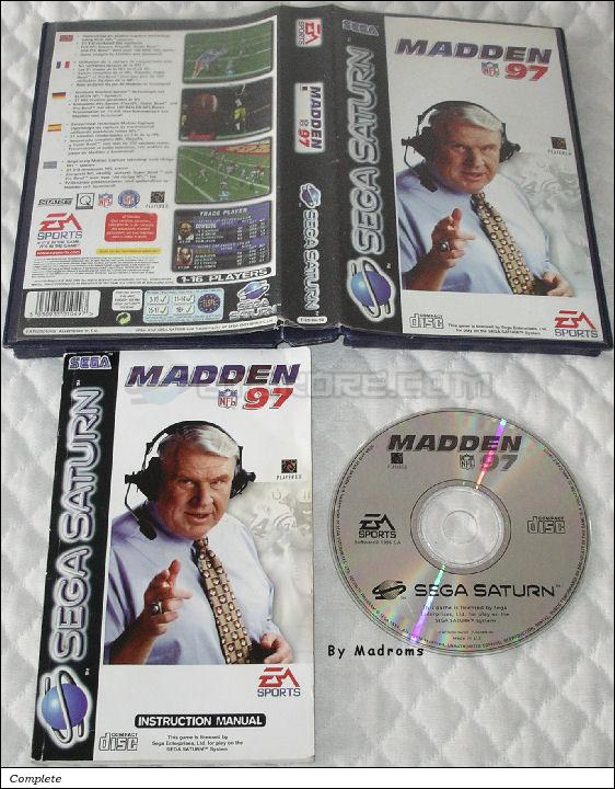 Sega Saturn Game - Madden NFL 97 (Europe) [T-5018H-50] - Picture #1