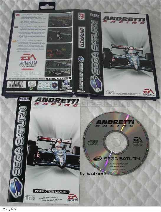 Sega Saturn Game - Andretti Racing (Europe - United Kingdom) [T-5020H-50] - Picture #1