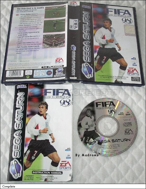 Sega Saturn Game - FIFA Road to World Cup 98 (Europe - United Kingdom) [T-5025H-50 (EAE)] - Picture #1