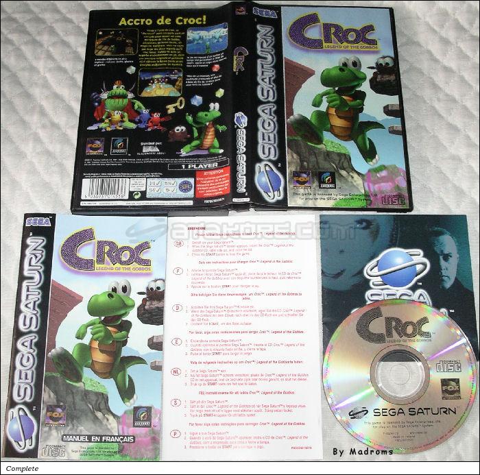 Sega Saturn Game - Croc - Legend of the Gobbos (Europe - France) [T-5029H-09] - Picture #1