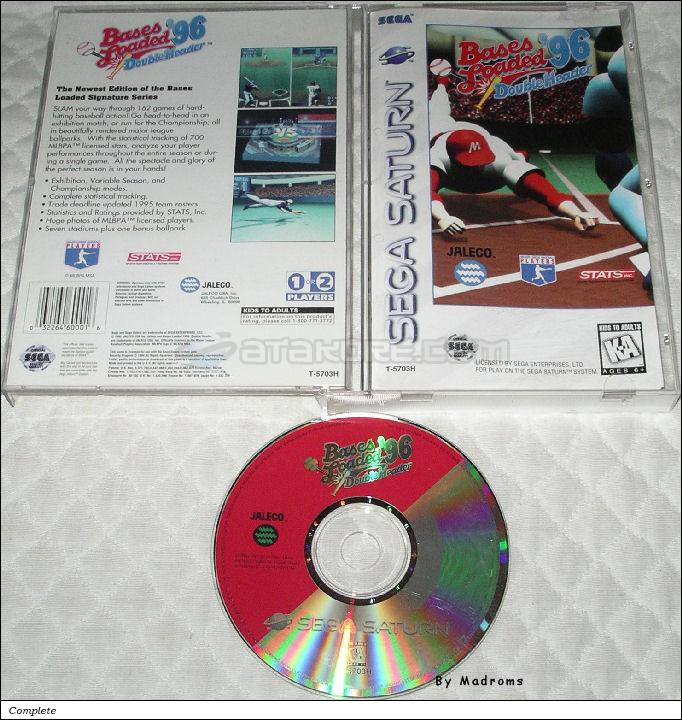 Sega Saturn Game - Bases Loaded '96 - Double Header (United States of America) [T-5703H] - Picture #1