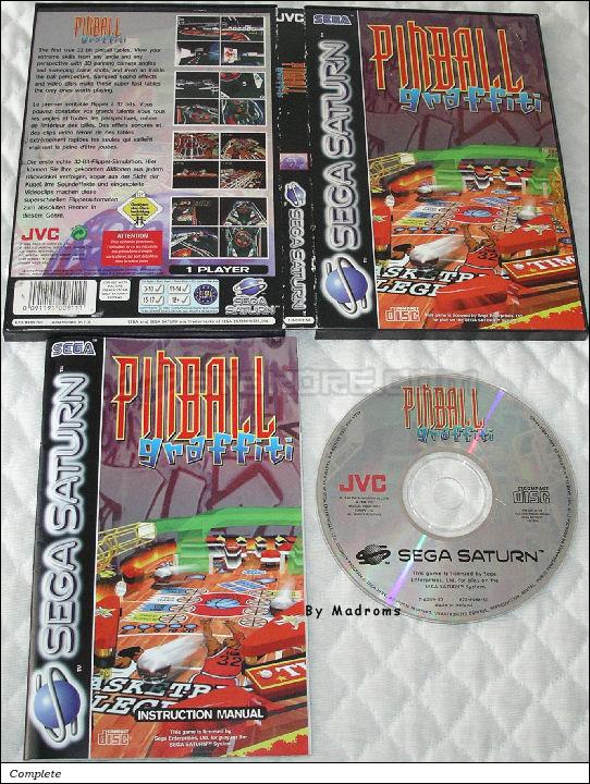 Sega Saturn Game - Pinball Graffiti (Europe) [T-6011H-50] - Picture #1