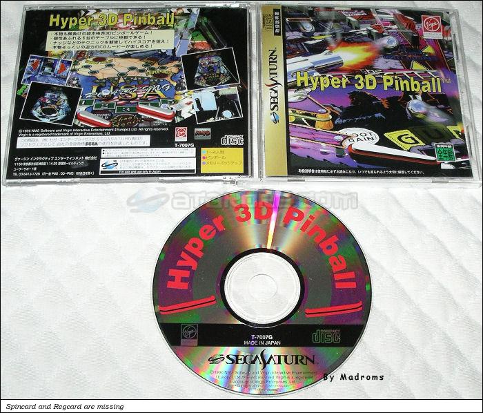Sega Saturn Game - Hyper 3D Pinball (Japan) [T-7007G] - ハイパー３Ｄピンボール - Picture #1