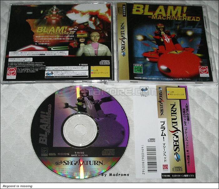 Sega Saturn Game - Blam! -MachineHead (Japan) [T-7015G] - ブラム！マシーンヘッド - Picture #1
