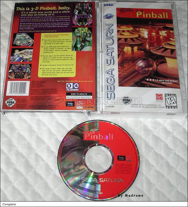 Sega Saturn Game - Hyper 3-D Pinball (United States of America) [T-7015H] - Picture #1