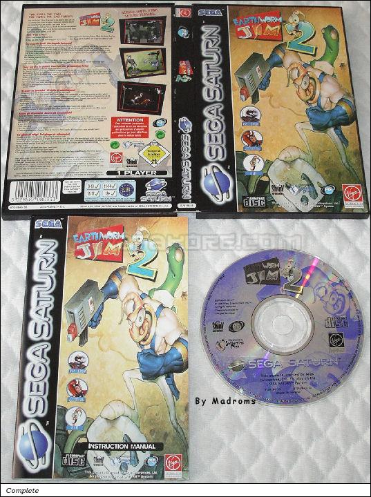 Sega Saturn Game - Earthworm Jim 2 (Europe) [T-7019H-50] - Picture #1