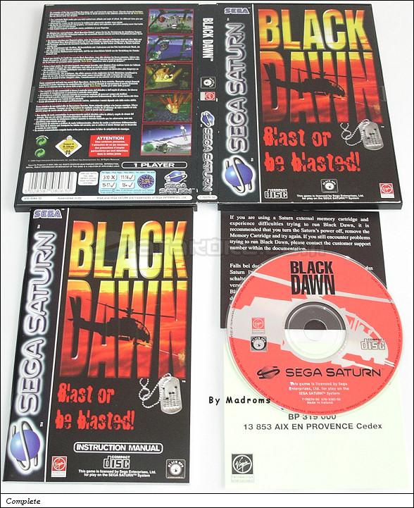 Sega Saturn Game - Black Dawn (Europe) [T-7027H-50] - Picture #1