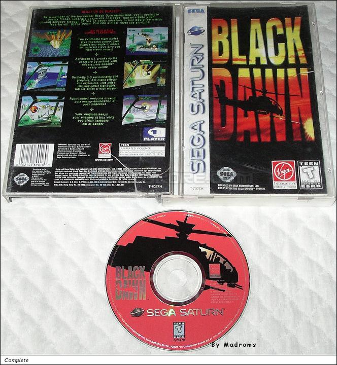 Sega Saturn Game - Black Dawn (United States of America) [T-7027H] - Picture #1