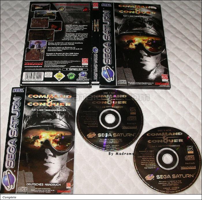 Sega Saturn Game - Command & Conquer - Teil 1: Der Tiberiumkonflikt (Europe - Germany) [T-7028H-18] - Picture #1