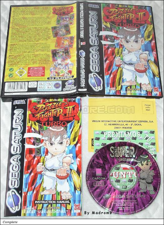 Sega Saturn Game - Super Puzzle Fighter II Turbo (Europe) [T-7030H-50] - Picture #1