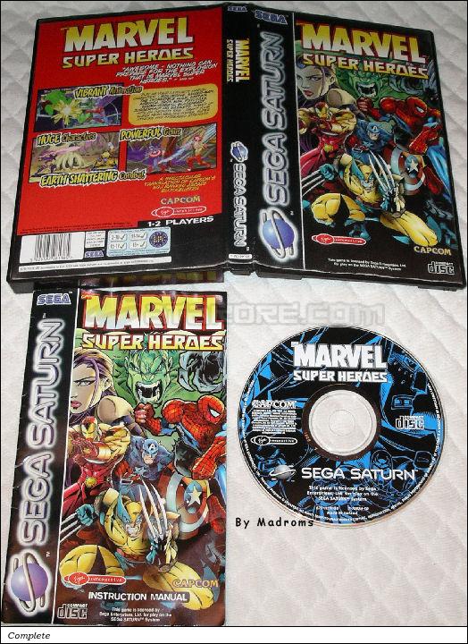 Sega Saturn Game - Marvel Super Heroes (Europe - United Kingdom) [T-7032H-05] - Picture #1