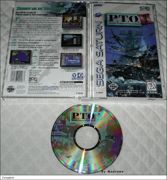 Sega Saturn Game - P.T.O. II - Pacific Theater of Operations II (United States of America) [T-7604H] - Picture #1