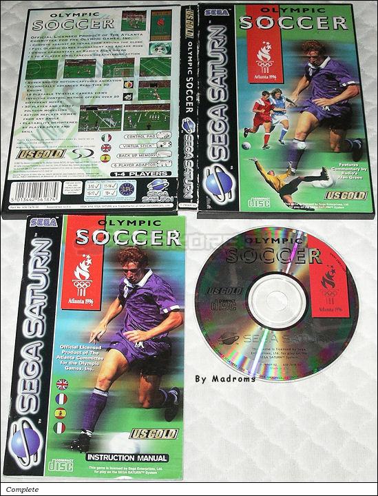 Sega Saturn Game - Olympic Soccer (Europe - United Kingdom) [T-7904H-50] - Picture #1
