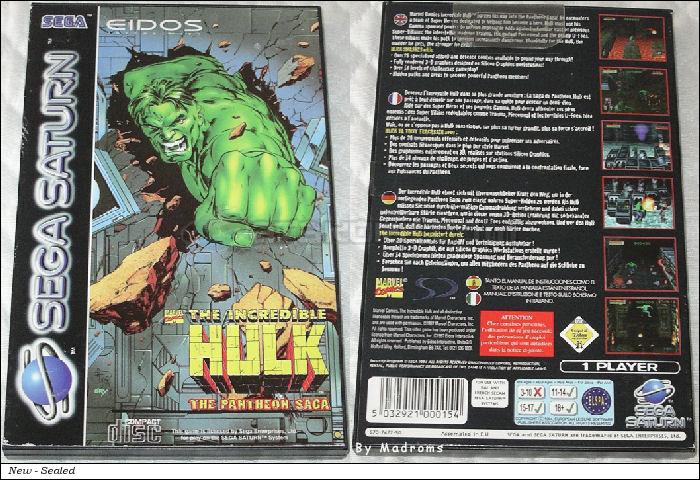 Sega Saturn Game - The Incredible Hulk - The Pantheon Saga (Europe) [T-7905H-50] - Picture #1
