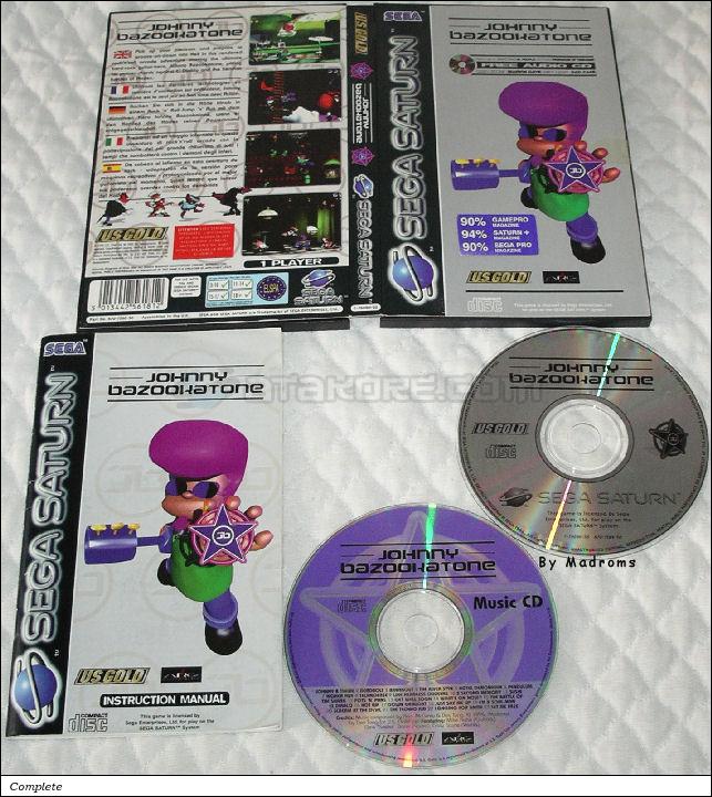 Sega Saturn Game - Johnny Bazookatone (Europe) [T-7909H-50] - Picture #1