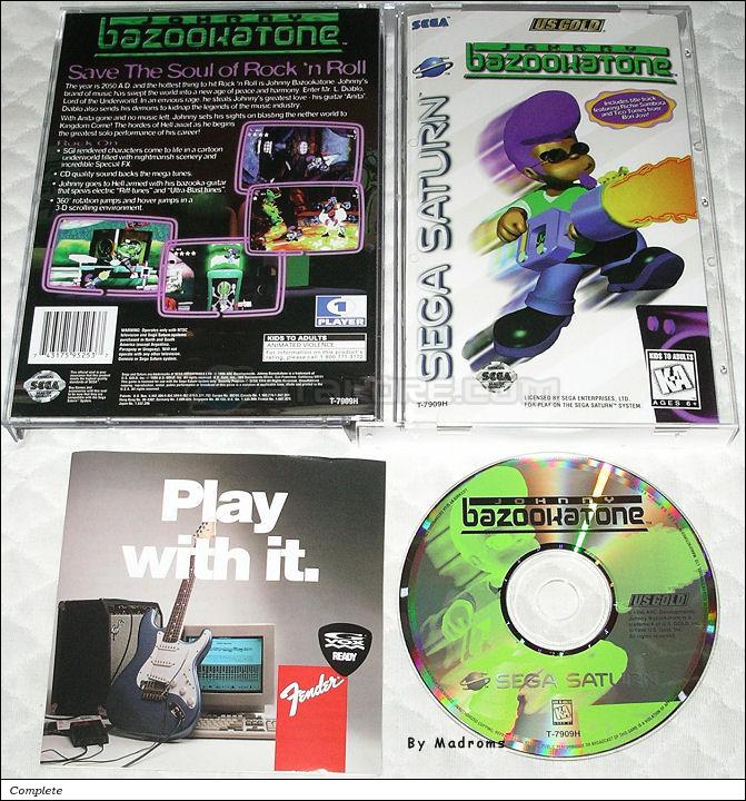 Sega Saturn Game - Johnny Bazookatone (United States of America) [T-7909H] - Picture #1