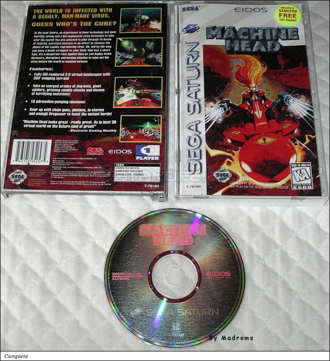 Sega Saturn Game - Machine Head (United States of America) [T-7914H] - Picture #1