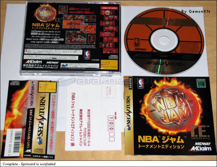 Sega Saturn Game - NBA Jam Tournament Edition (Japan) [T-8102G] - ＮＢＡジャム　トーナメントエディション - Picture #1