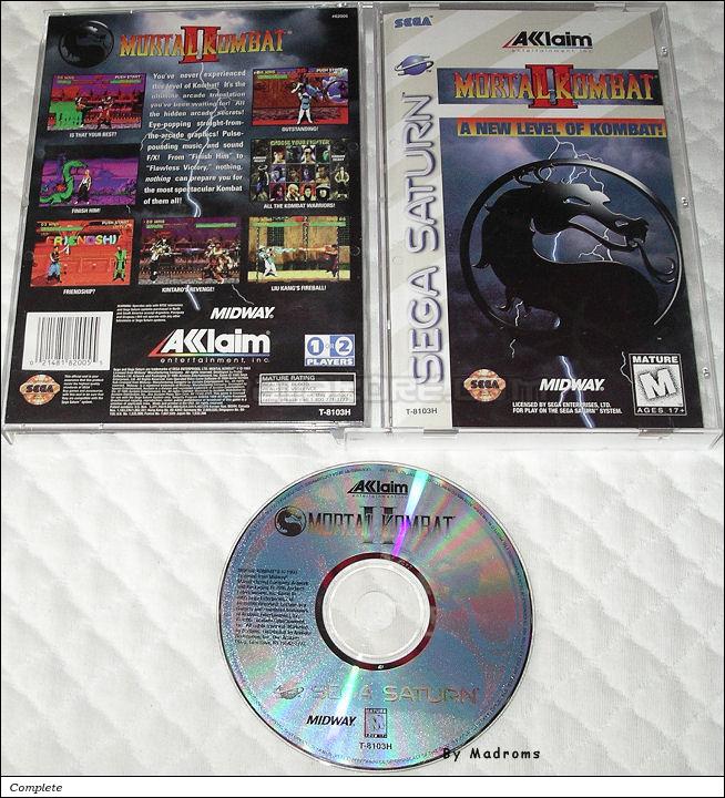 Sega Saturn Game - Mortal Kombat II (United States of America) [T-8103H] - Picture #1