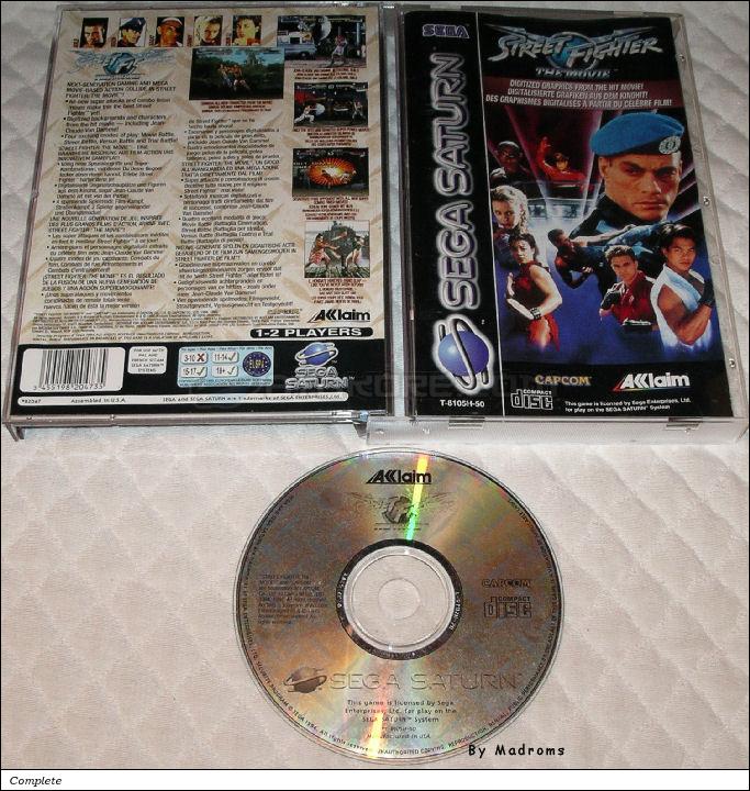 Sega Saturn Game - Street Fighter The Movie (Europe) [T-8105H-50] - Picture #1