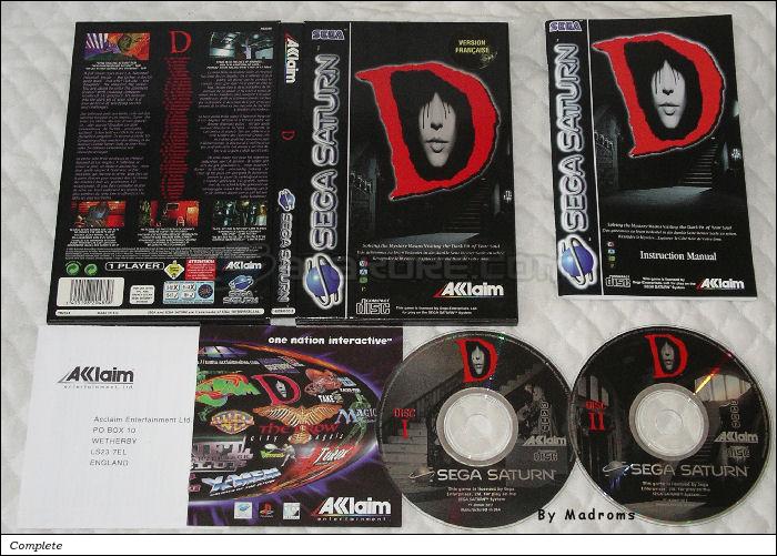 Sega Saturn Game - D (Europe - France) [T-8106H-50 F] - Picture #1