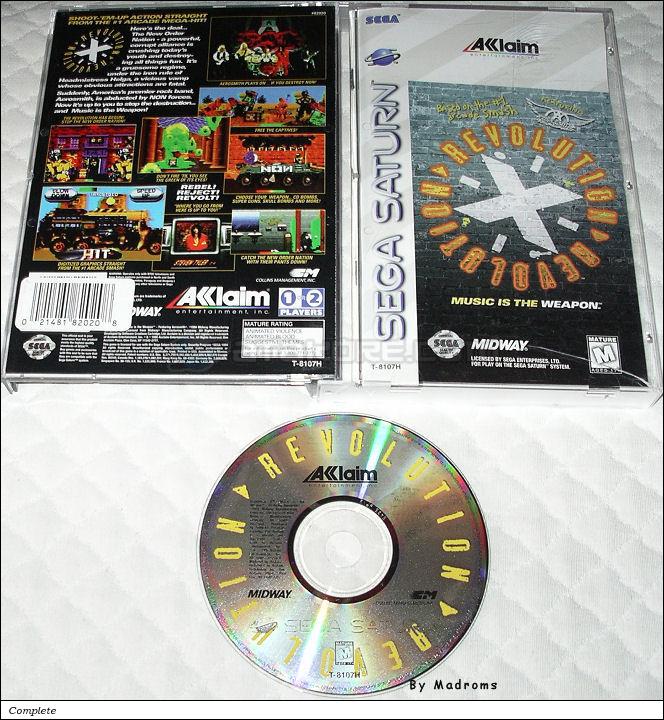Sega Saturn Game - Revolution X - Music is the Weapon (United States of America) [T-8107H] - Picture #1