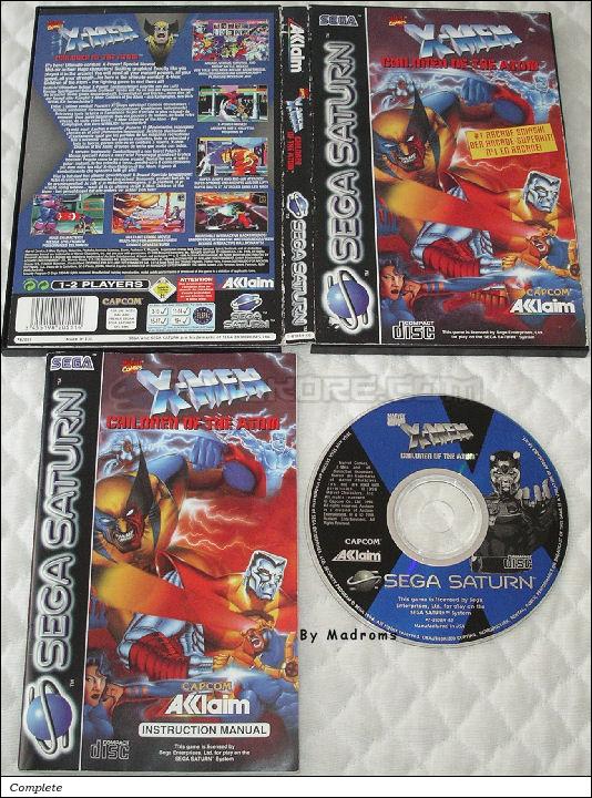 Sega Saturn Game - X-Men Children of the Atom (Europe) [T-8108H-50] - Picture #1