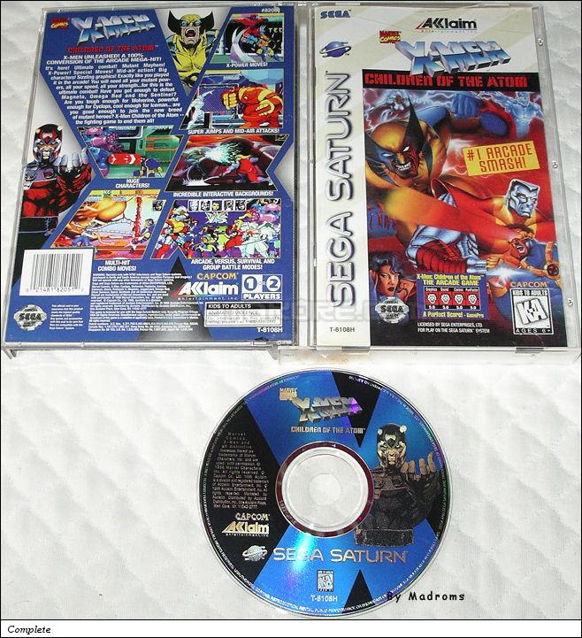 Sega Saturn Game - X-Men Children of the Atom (United States of America) [T-8108H] - Picture #1