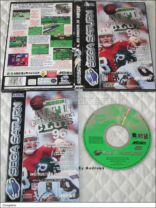 Sega Saturn Game - NFL Quarterback Club '96 (Europe) [T-8109H-50] - Picture #1